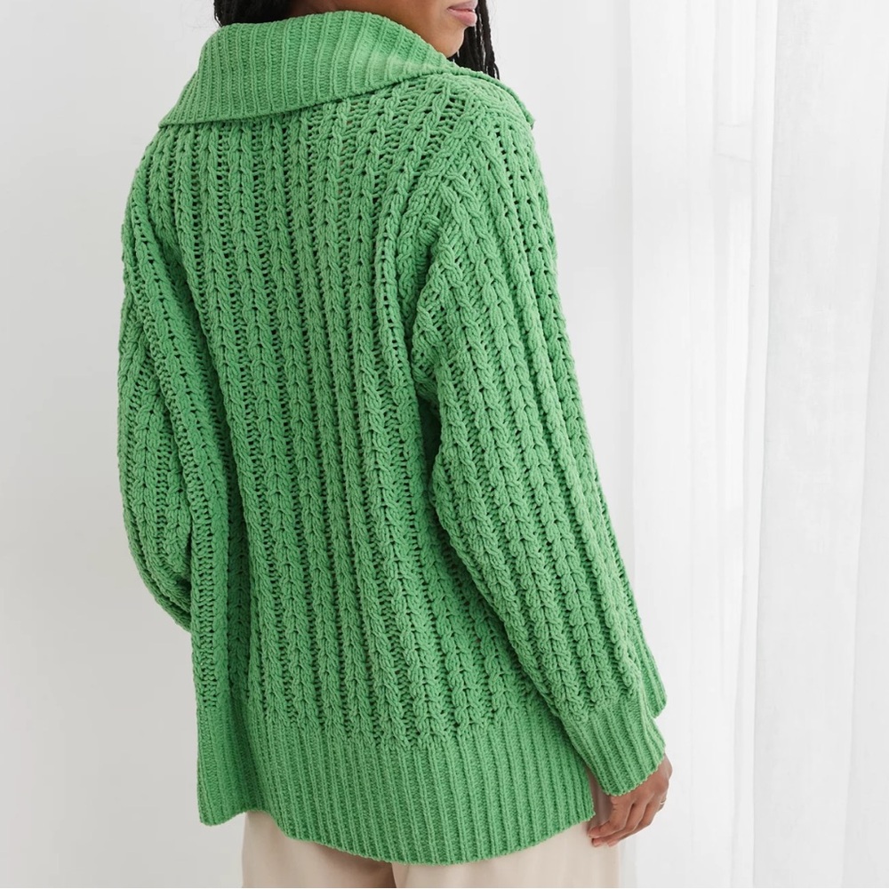 Aerie Green Turtleneck Sweater